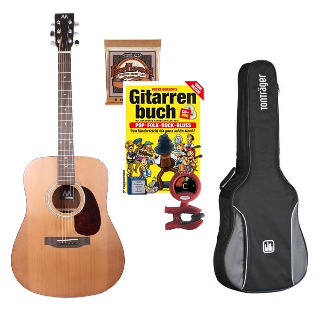 Mark-Westerngitarren SET II, Paket: Gitarre lernen