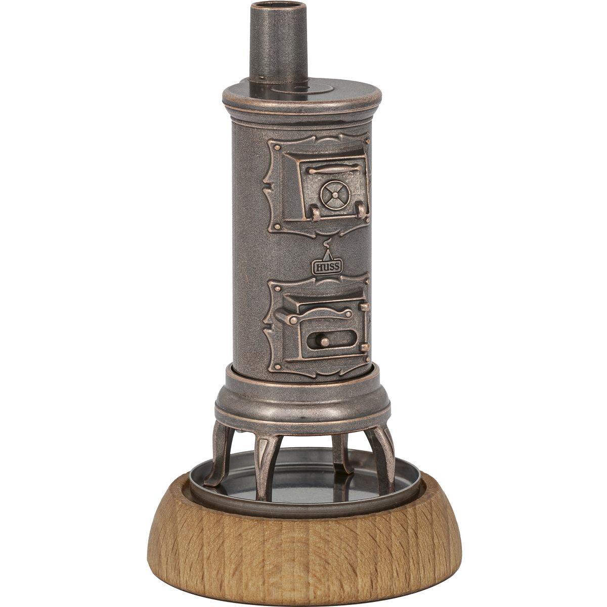 4019526000728 - Kanonenofen »Feierhaas« natur anthrazit Original aus dem Arzgebirg