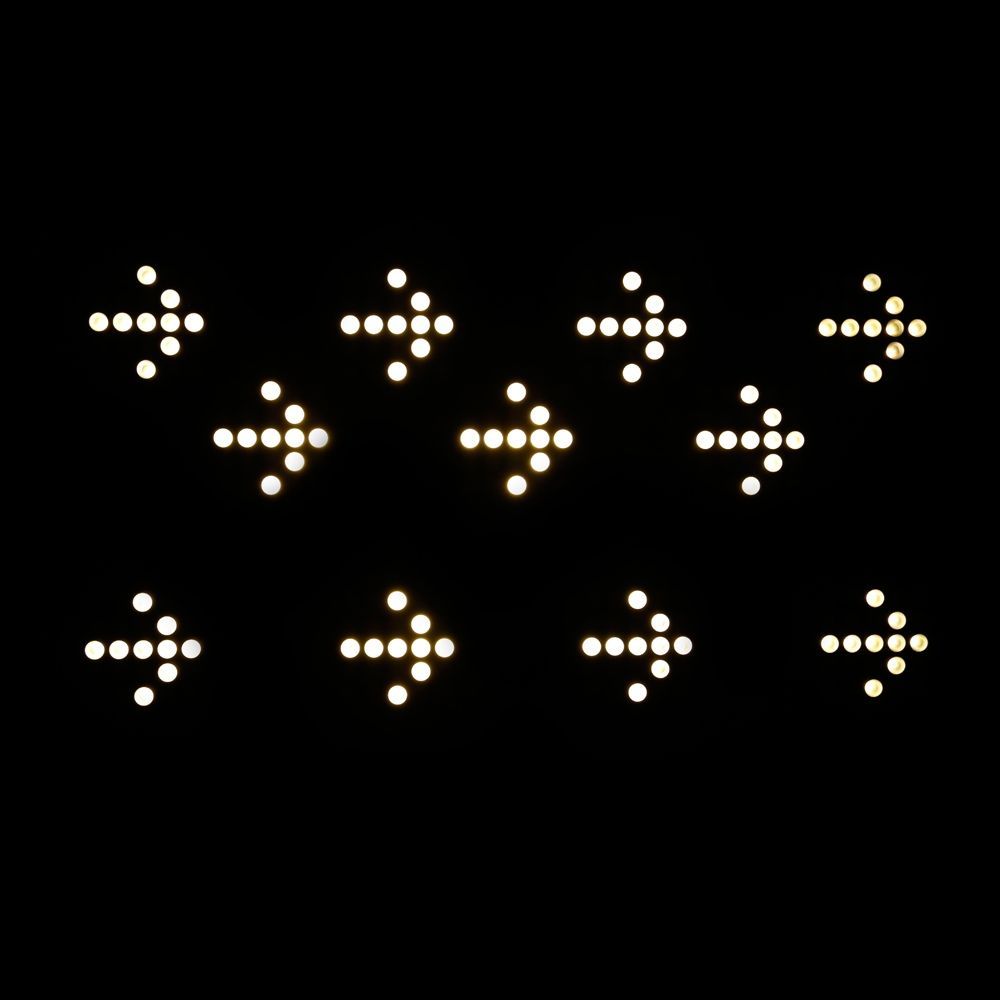 Cameo Matrix Panel 3 WW, 5 x 5 LED Matrix Panel mit Single Pixel Control