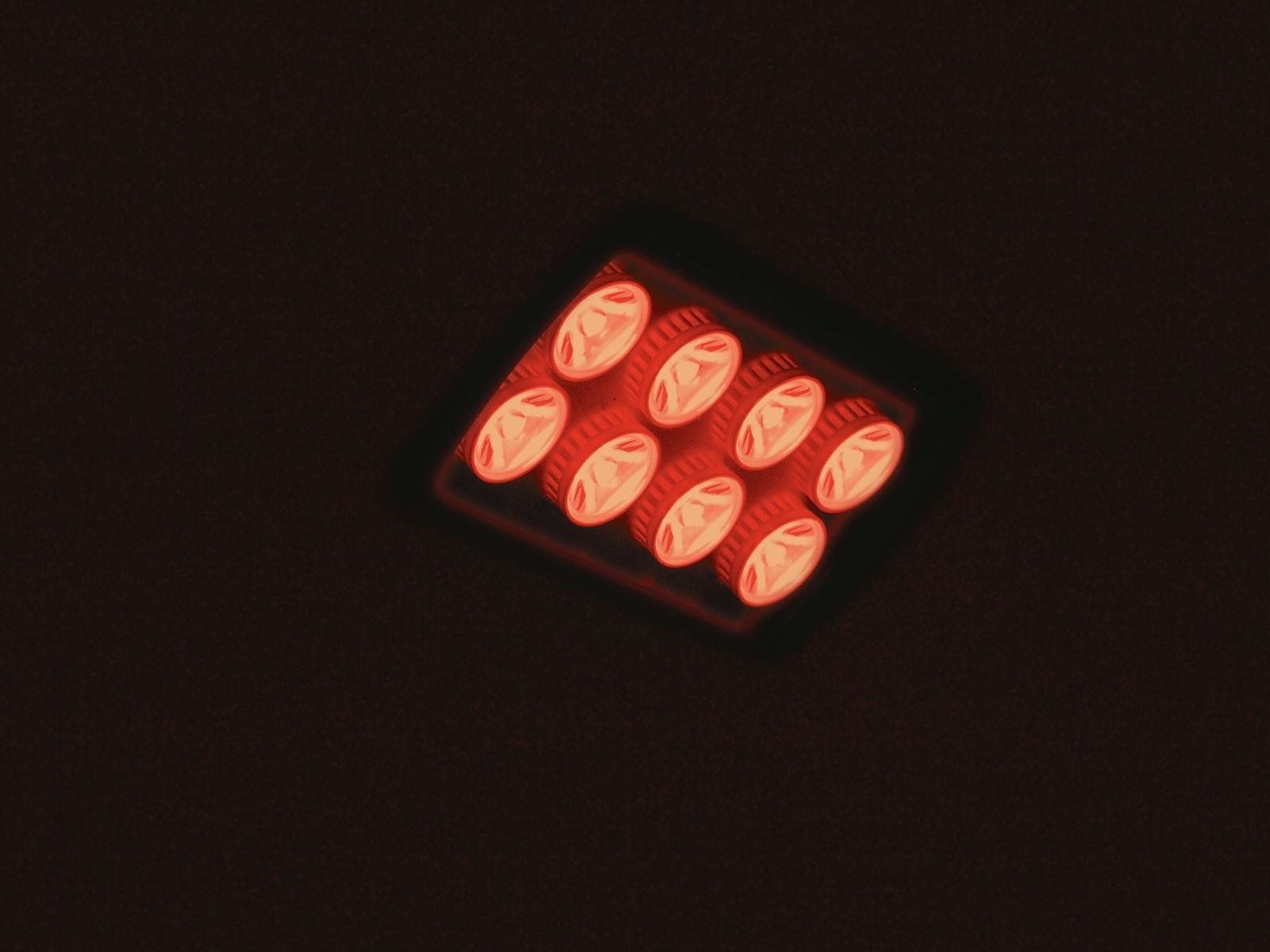 EUROLITE LED IP FL-8 rot 30° LED Outdoorscheinwerfer