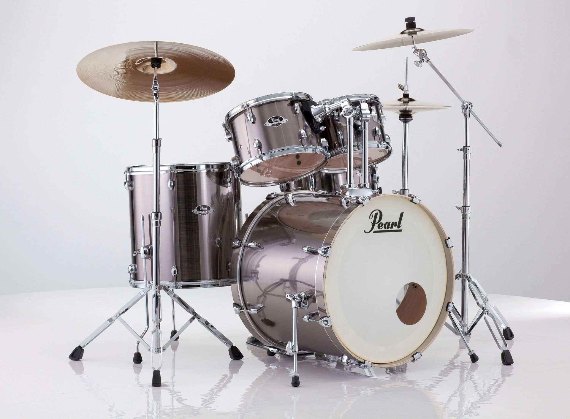 Pearl Export EXX705NBR/C21 Drumset smokey chrome 20/10/12/14/ Snare