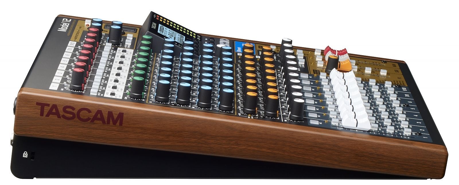 Tascam Model 12 Mixer mit USB Audiointerface, Recorder und DAW-Steuerung_00042385_