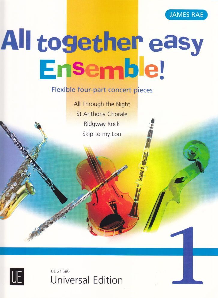 Noten All together easy Ensemble 1 für variable Besetzungen James Rae UE 21580