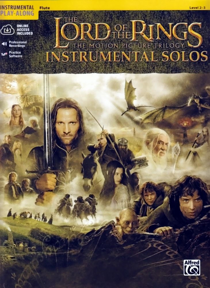 Noten Herr der Ringe Lord of the rings incl. Audio-downloadcode Querflöte