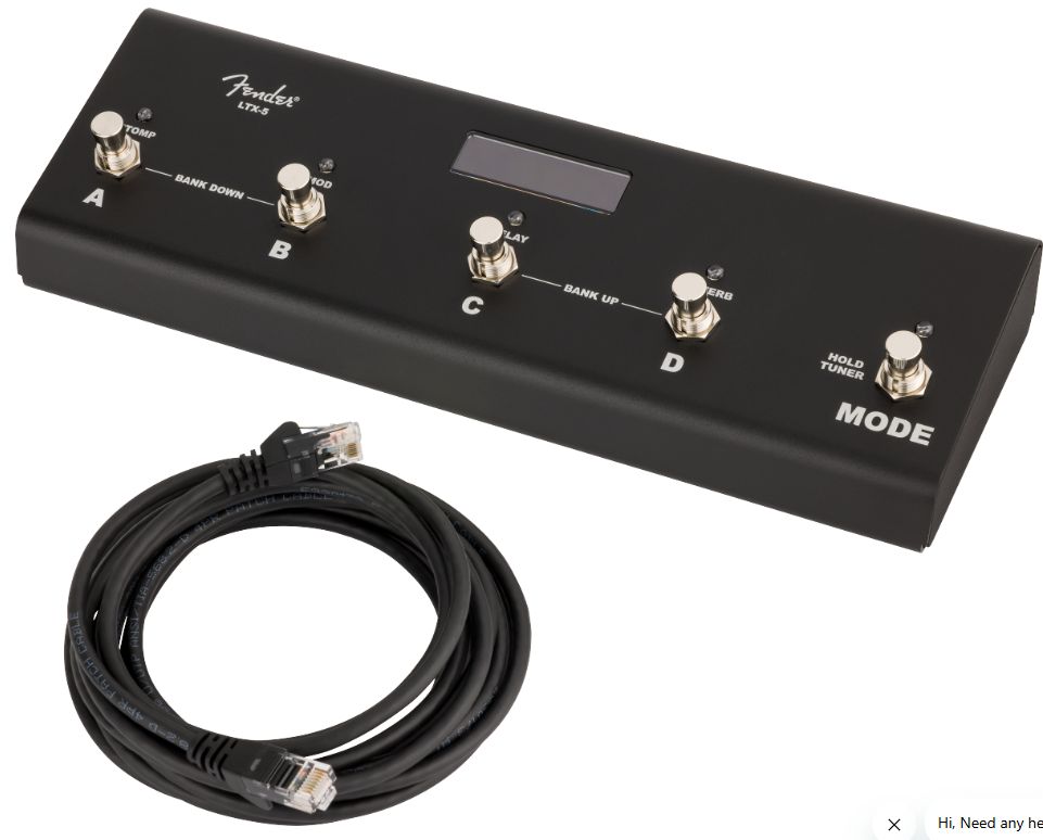 Fender LTX-5 Footswitch für die Fender LTX 50 & LTX 100 Verstärker