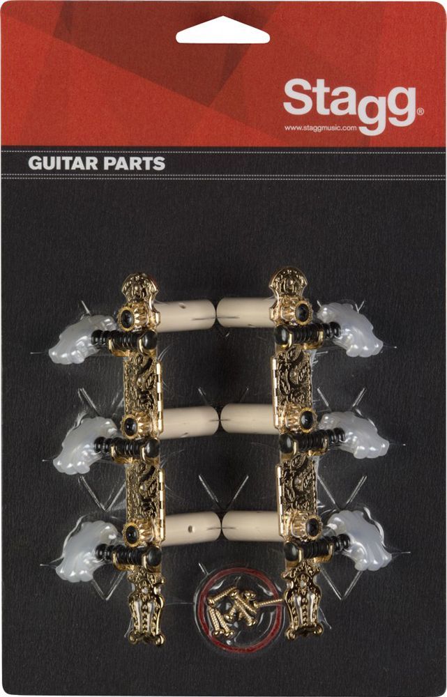 5414428011688 - Stagg Mechanik für Konzertgitarre gold KG360 5414428011688 - Stagg Mechanik für Konzertgitarre gold KG360