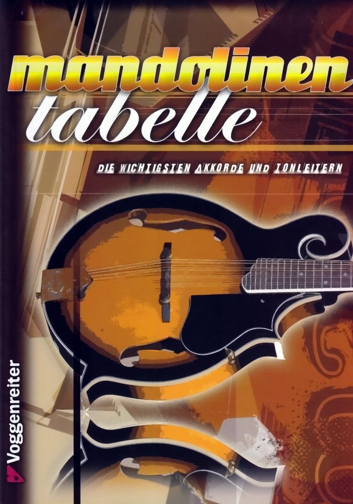 Noten Mandolinen Tabelle Voggenreiter 0851-9  für Folk, Country, Jazz, Rock, Pop