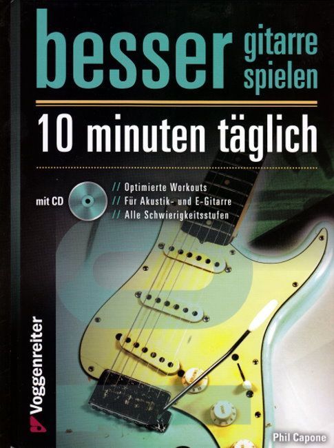 Noten Besser Gitarre spielen 10 Minuten täglich incl. CD Voggenreiter 1053-6