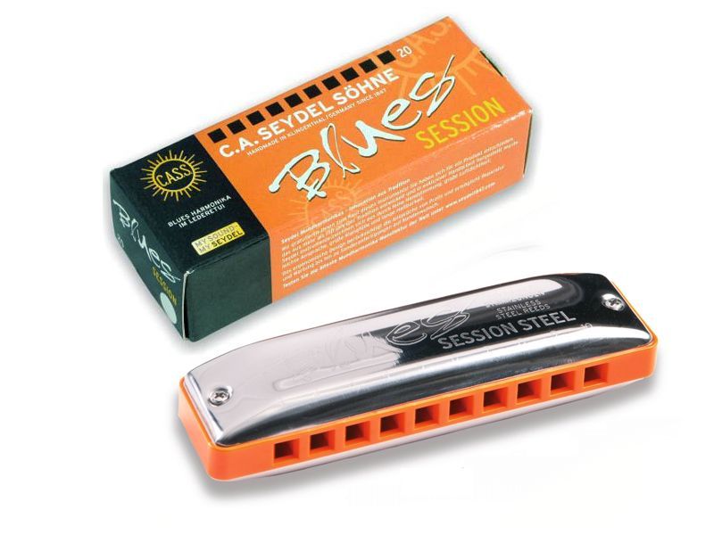 C.A. Seydel Session Steel Bb-Dur 20 Mundharmonika