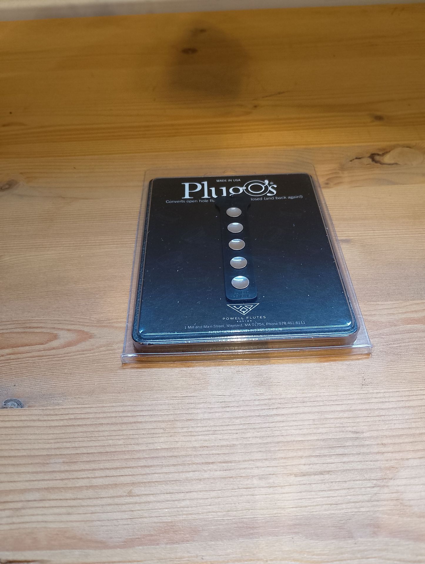 Powell Plugs Querflöte, Silber-Plugs für Ringklappenflöten von Powell