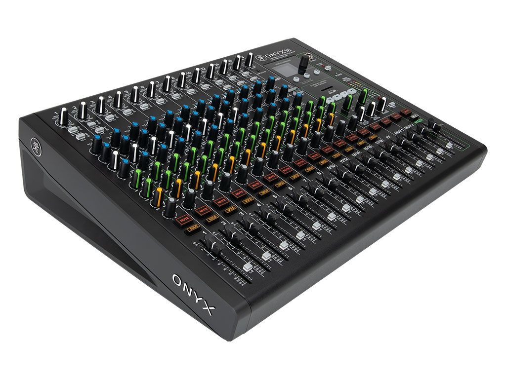 Mackie Onyx16 Mischpult 16-Kanal Mixer mit Mehrspuraufnahme über USB