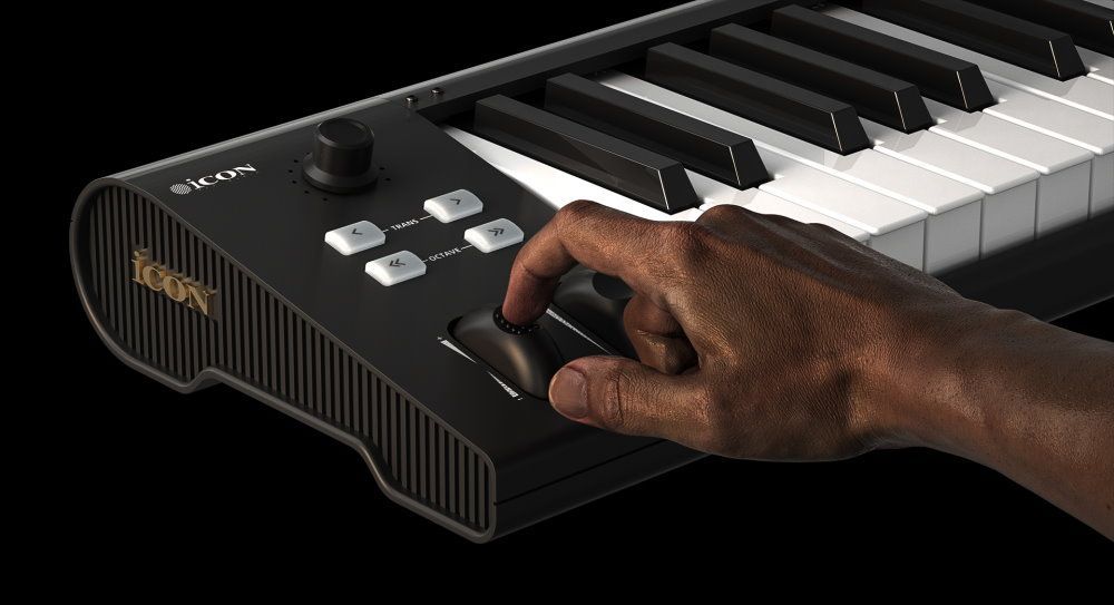 iCon Pro Audio Artist 61 Masterkeyboard mit 61 Tasten, USB / Midikeyboard _00055030_