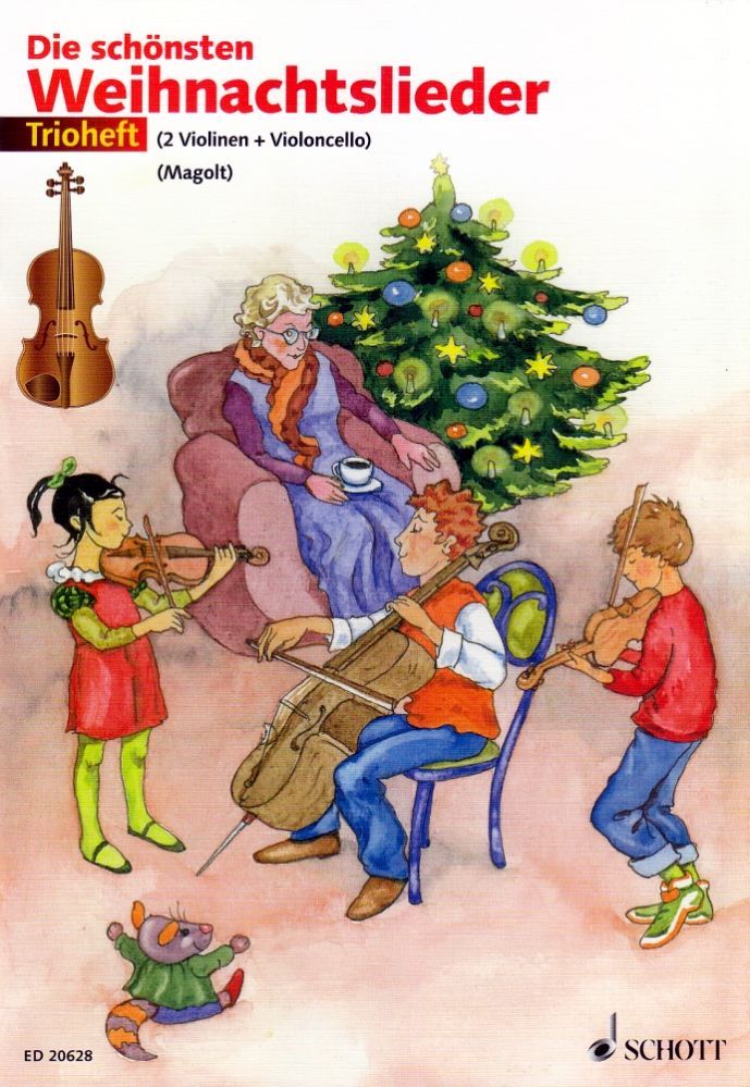 Noten Die schönsten Weihnachtslieder 2 Violinen 1 Violoncello ED 20628 Trioheft_00035580_