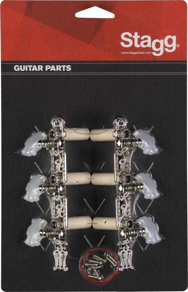 5414428011633 - Stagg Mechanik für Konzertgitarre chrom KG356