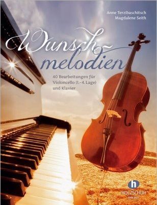 Noten Wunschmelodien 40 Bearbeitungen Violoncello & Klavier Holzschuh VHR3427_00029303_