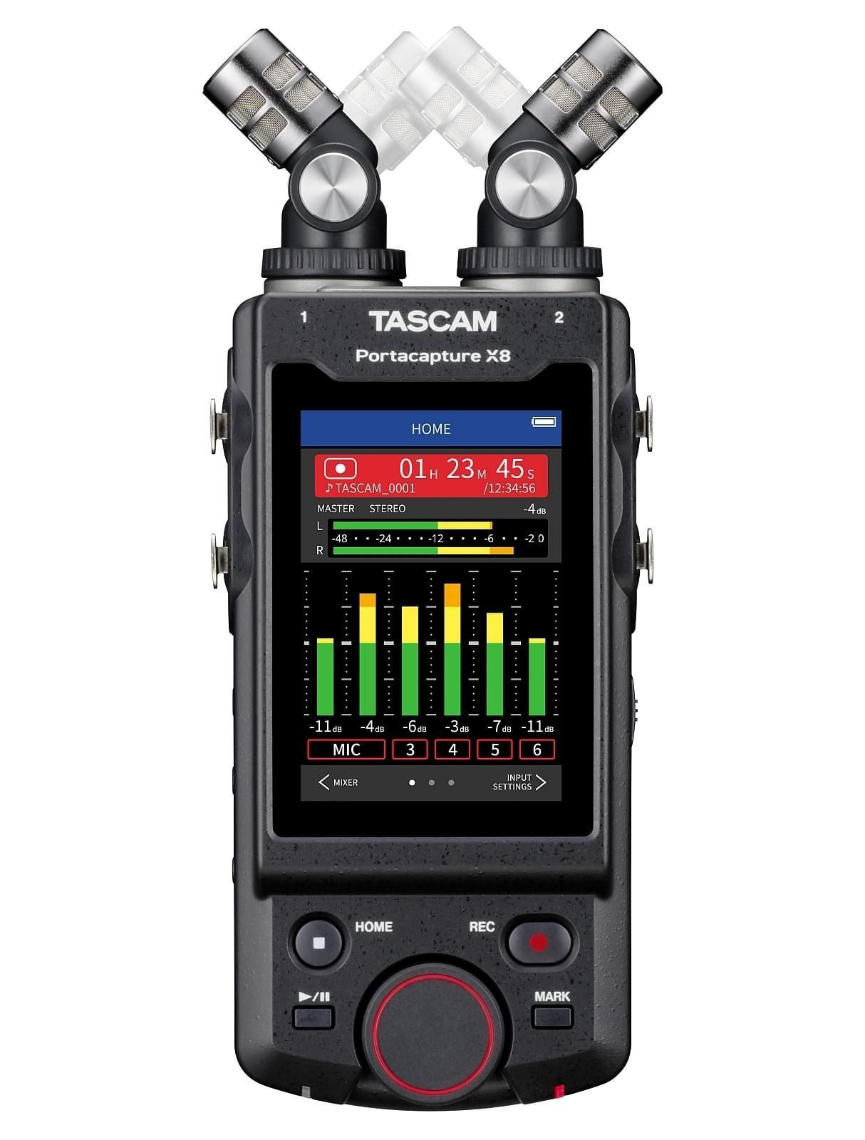 Tascam Portacapture X8 Portabler Handheld-Mehrspurrecorder