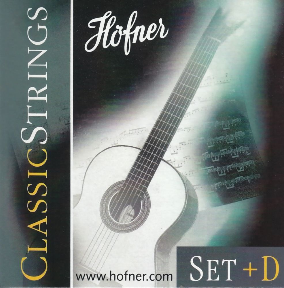 Höfner HCS+D Nylon Classicsaiten Satz Medium Tension