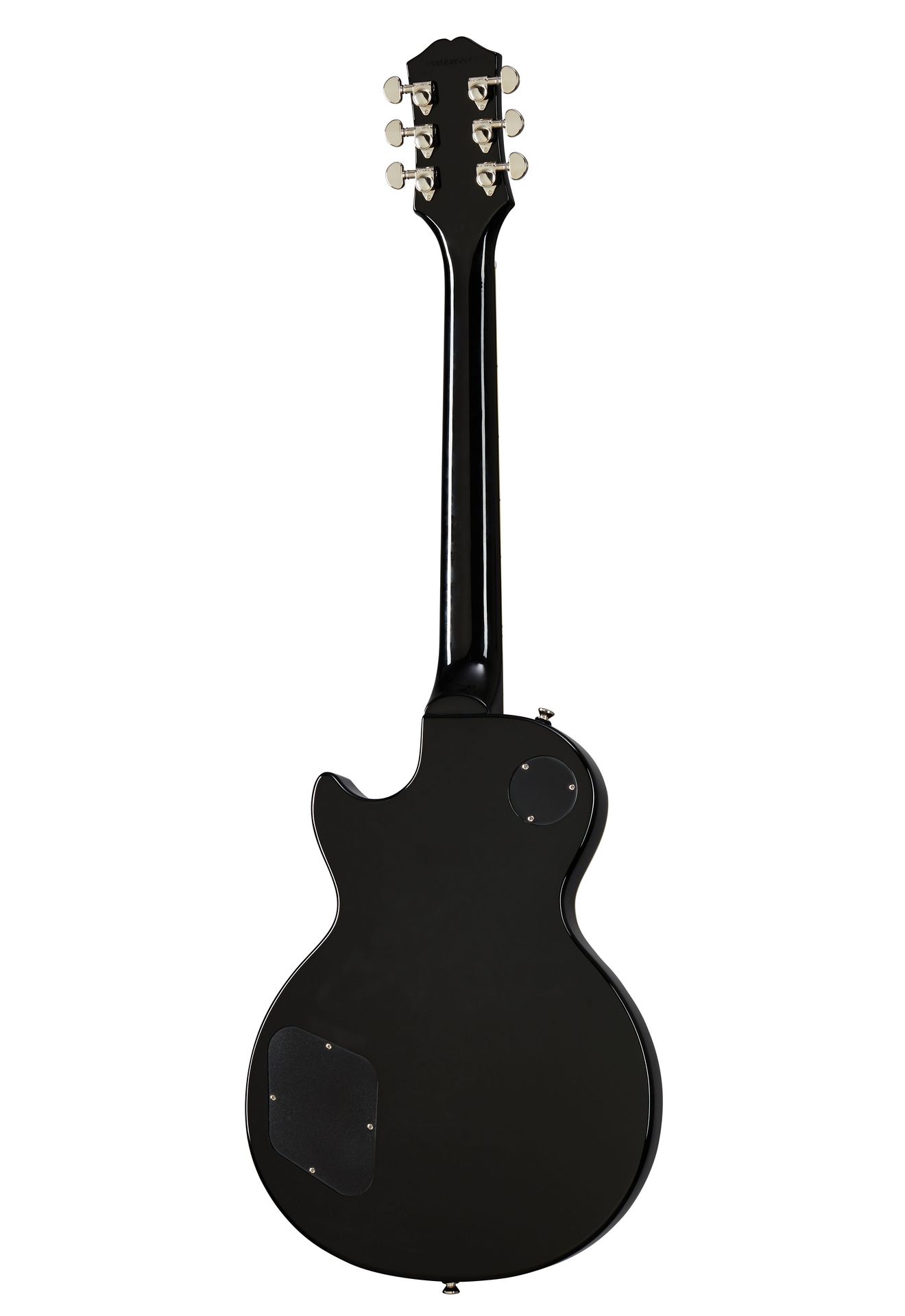 Epiphone Les Paul Classic Ebony B-Ware, reparierter Halsbruch