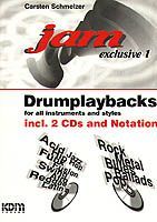 Noten Drumplaybacks jam incl.  2 CD´s  C. Schmelzer  playalong Schlagzeug