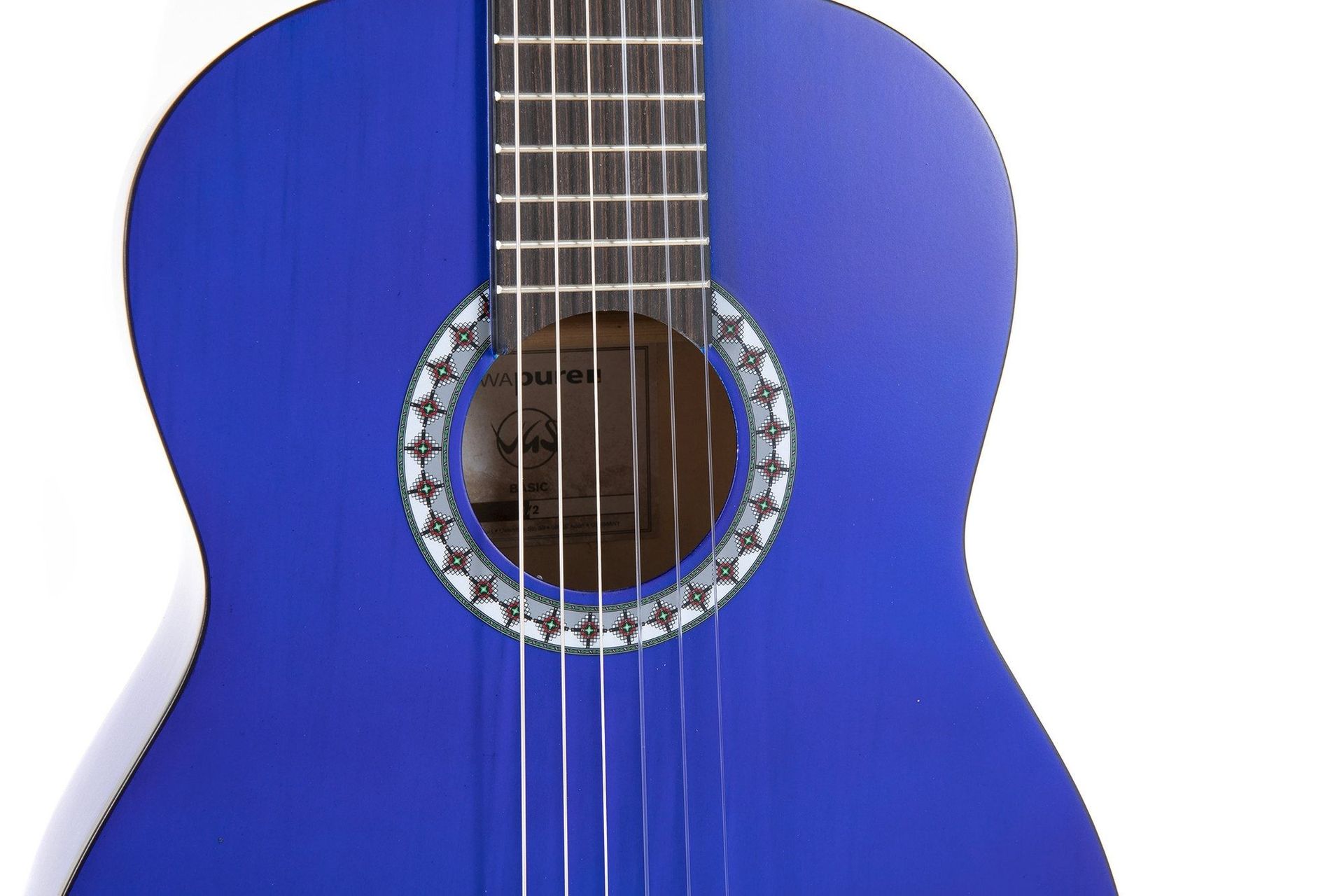 GEWA PURE Klassikgitarre Basic 1/2 Transparent Blau GEWA PURE Klassikgitarre Basic 1/2 Transparent Blau