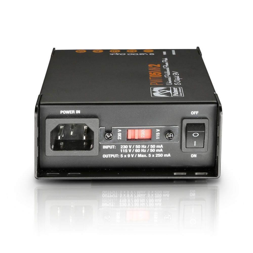 Palmer PWT 05 MK2 Universal Pedalboard Netzteil  5x 9 Volt incl. Kabelset_00035095_