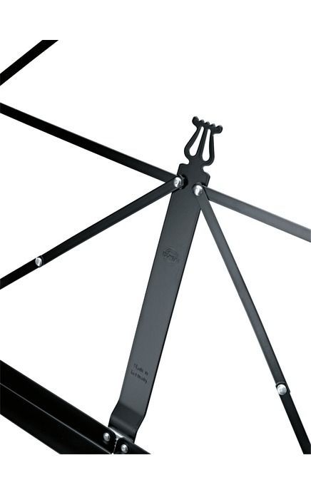 K&M 101 Notenpult neues Modell Notenständer 10100 schwarz, Höhe 650-1225mm_00029183_