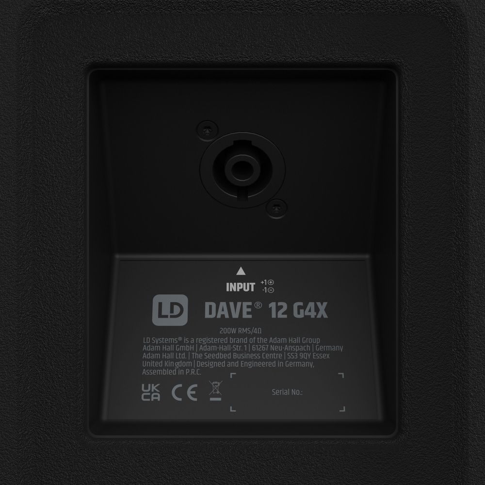 LD Systems DAVE 12 G4X Kompaktes 2.1 PA-System aktiv mit Bluetooth_00051699_