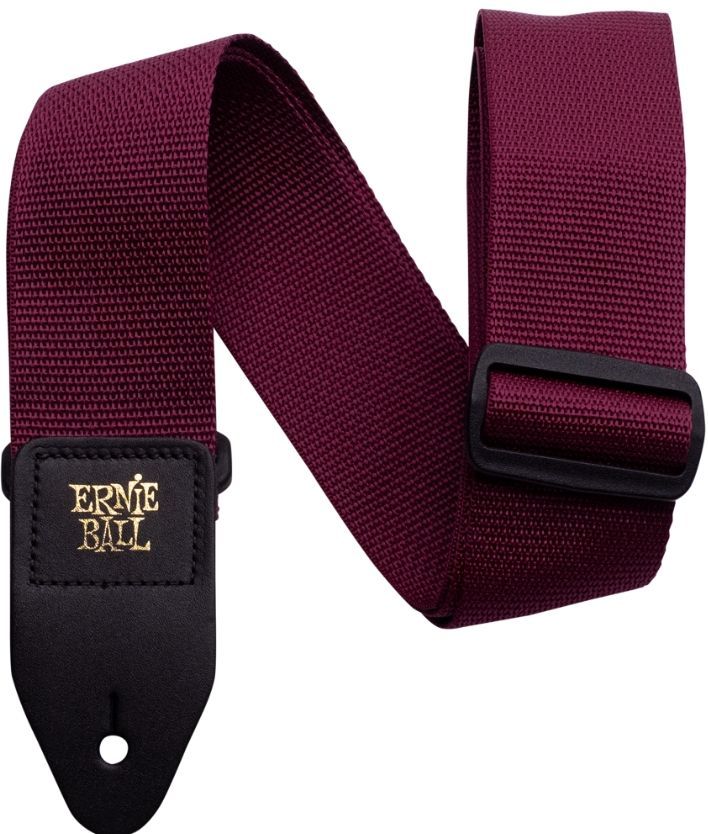 Ernie Ball EB4047 Gitarrengurt aus Polypro weinrot_00050272_