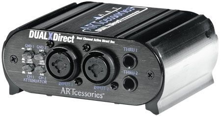 ART DualXDirect aktive DI-Box 2-Kanal, mit 48V Phantompower oder 9V betreibbar