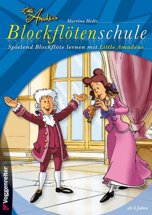 Noten Blockflötenschule Little Amadeus Martina Holtz Voggenreiter 0827 recorder