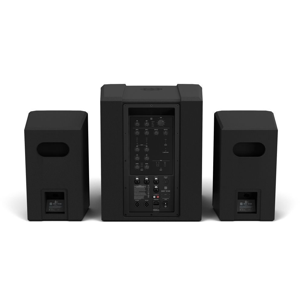 LD Systems DAVE 12 G4X Kompaktes 2.1 PA-System aktiv mit Bluetooth