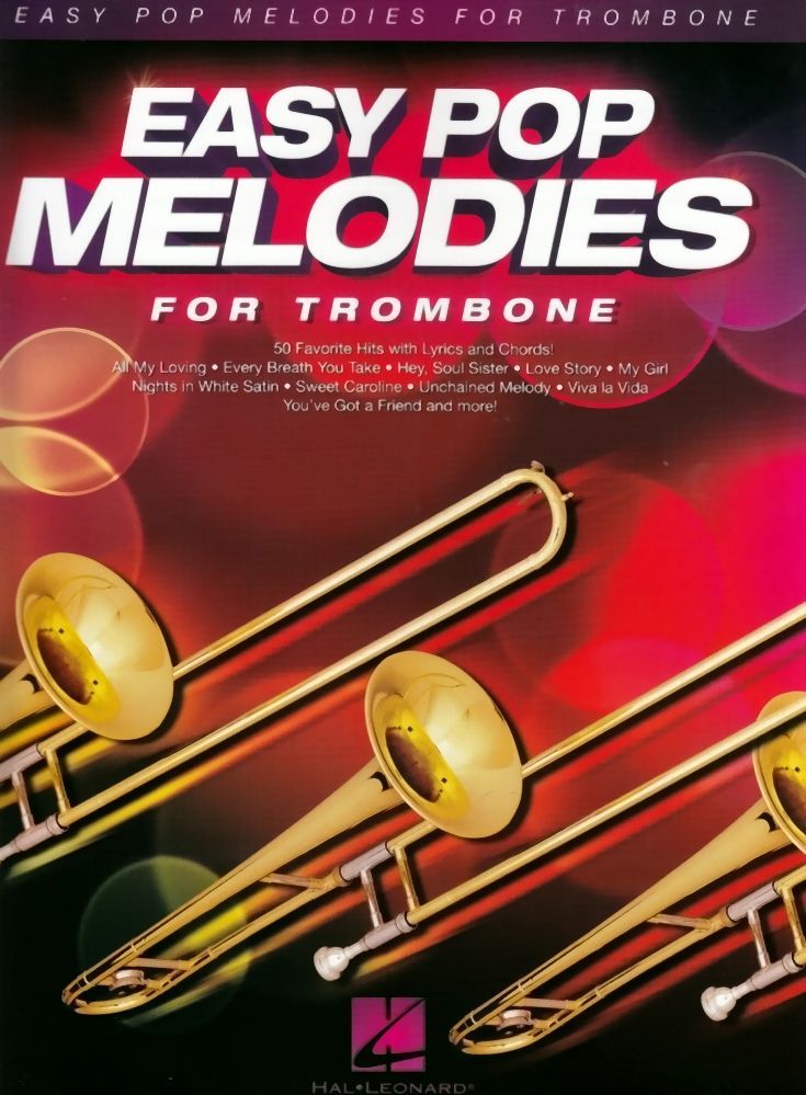 Noten Easy Pop Melodies für Posaune for  trombone HL 125789 Hal Leonard leicht