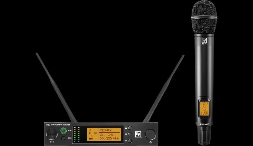Electro Voice RE3-ND76-8M Vocal Wireless System, Drahtlos Mikrofon