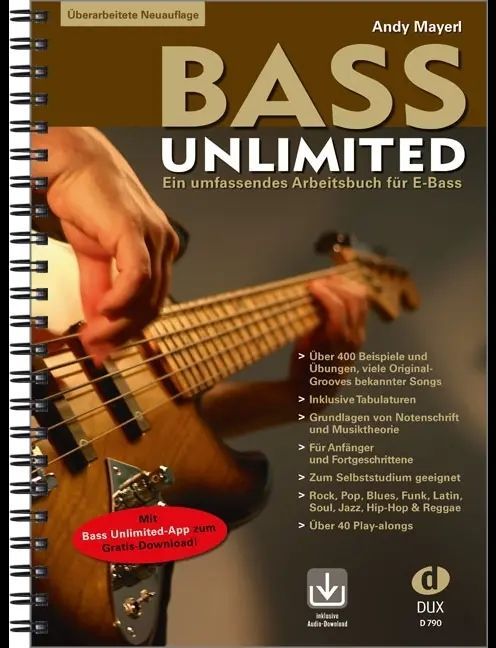 Noten Bass unlimited Ein umfangreiches Arbeitsbuch DUX 790 incl. Audio-Download
