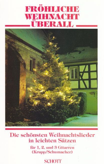 Noten Fröhliche Weihnacht überall bis zu 3 Gitarren Schott ED7792 
