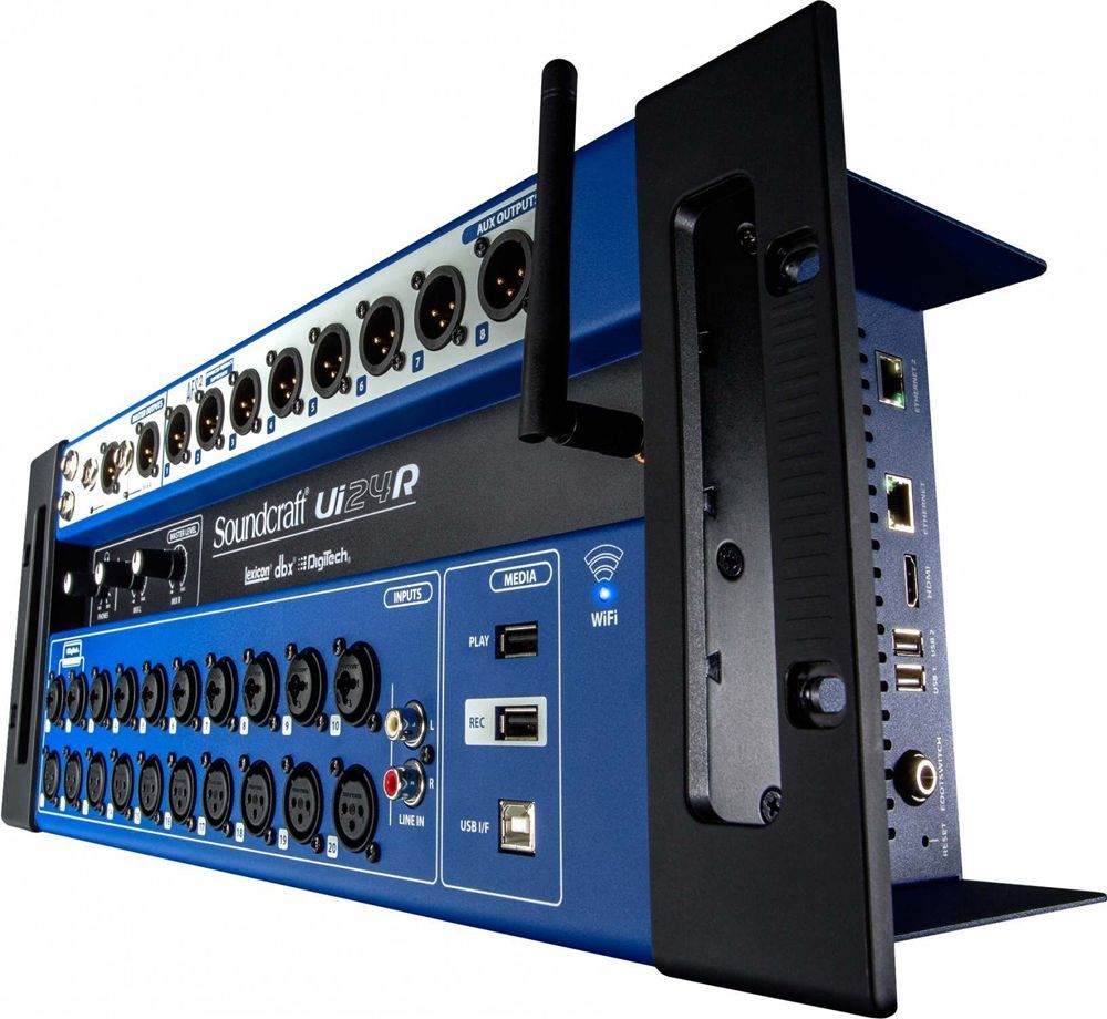 Soundcraft Ui24R 19" Digitalmixer mit Tablet/Smartphone/PC-Steuerung und WiFi Soundcraft Ui24R 19" Digitalmixer mit Tablet/Smartphone/PC-Steuerung und WiFi