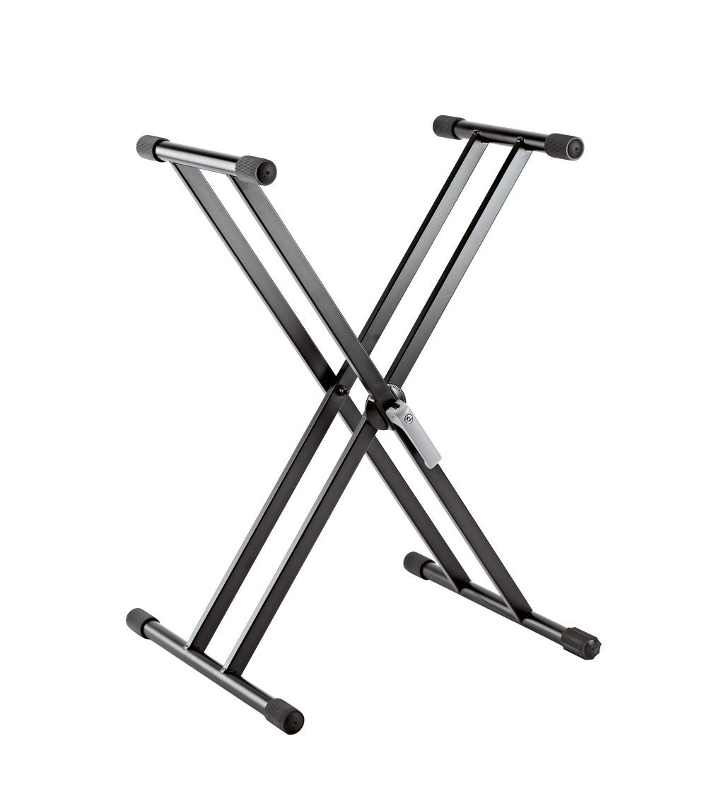 K&M 18997 Keyboardständer RICK- ALU - nur 2,6 kg !Schnellverstellung, 594-946 mm_00041738_