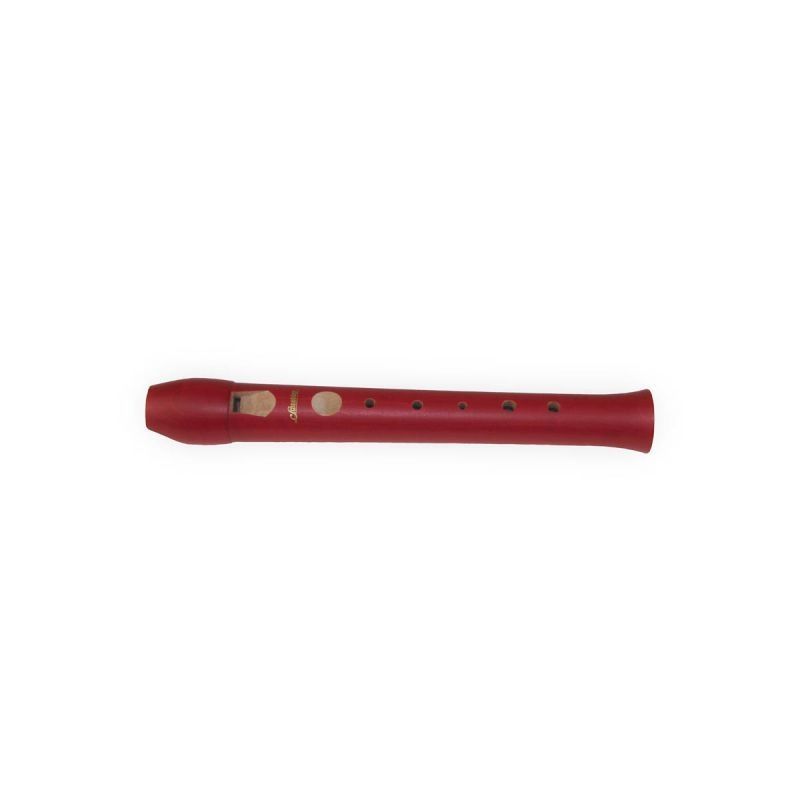 Kindergartenflöte Ahorn rot, incl.Tasche, Wischer und Spielanleitung_00041083_