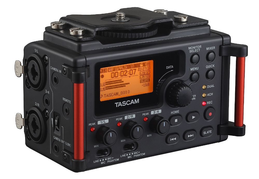 Tascam DR-60D MKll tragbarer Digitalrecorder, Linear-PCM-Stereorecorder