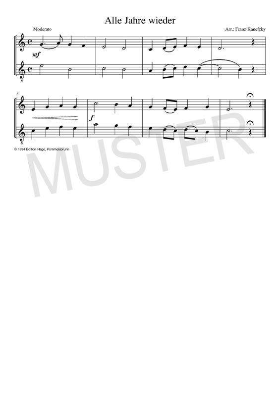 Noten Christmas Time Duets EH 1090 Blockflöten Duette Christmas Duos_00008040_