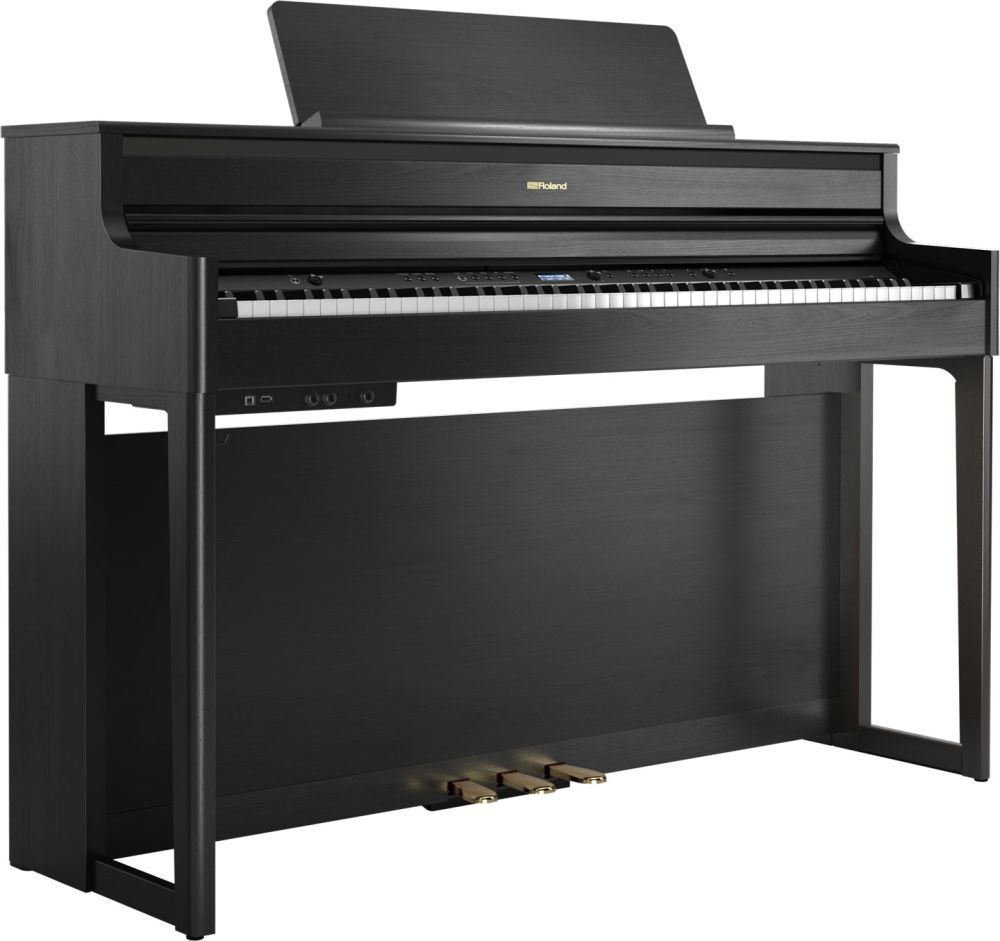 Roland HP-704 CH Digitalpiano schwarz matt,-PHA50-Hammermechanik