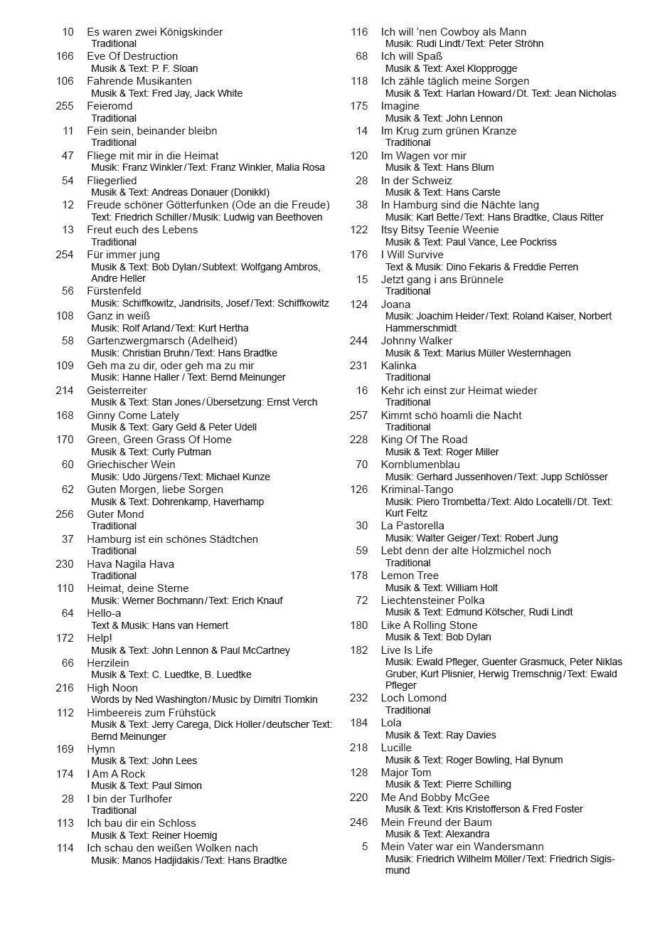 Noten Der Hüttenmusikant Die schönsten Lieder zum Mitsingen Bosworth BoE 7596