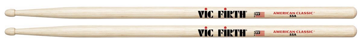 VIC FIRTH 55A Drumsticks American Classic Serie Hickory