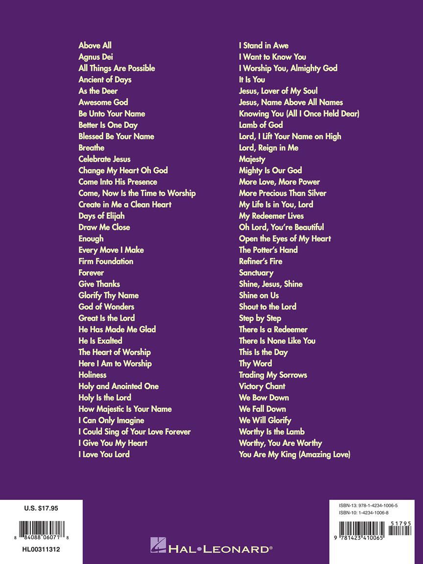 Noten The best praise & worship songs ever Lobpreis Klavier HL 311312