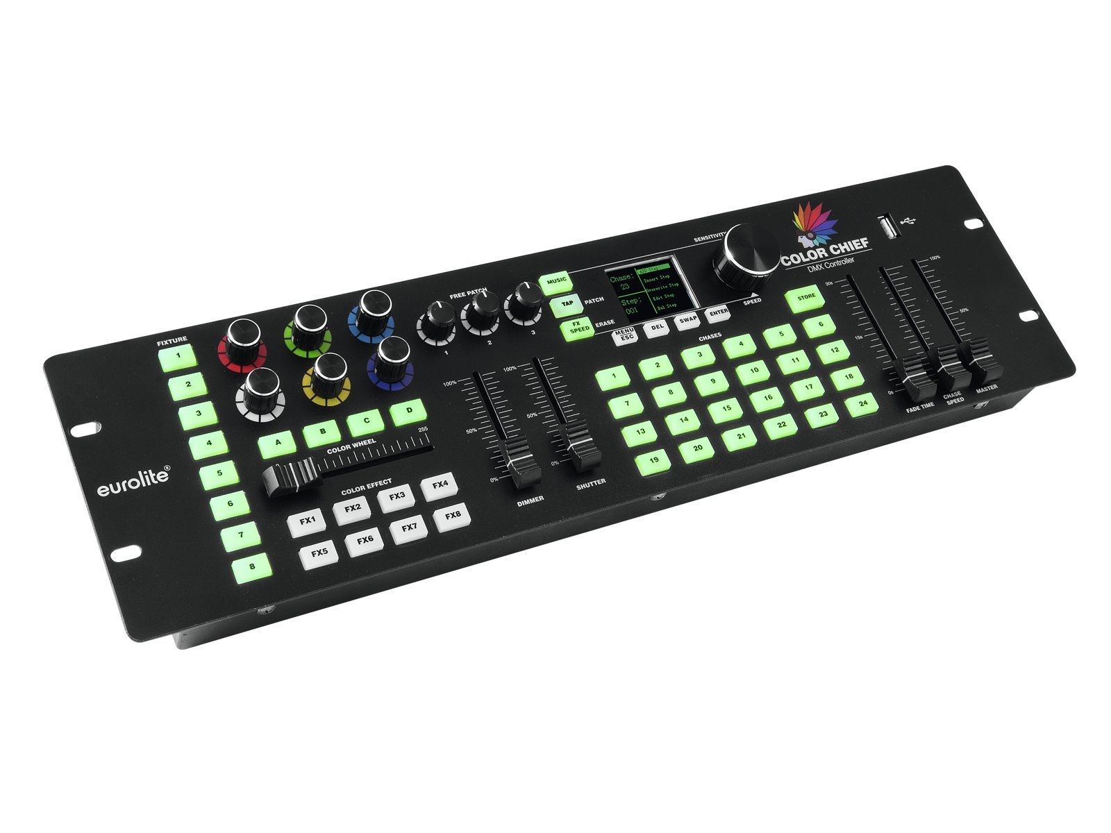 EUROLITE DMX LED Color Chief Controller DMX-Lichtmixer mit innovativer Steuerung_00040156_