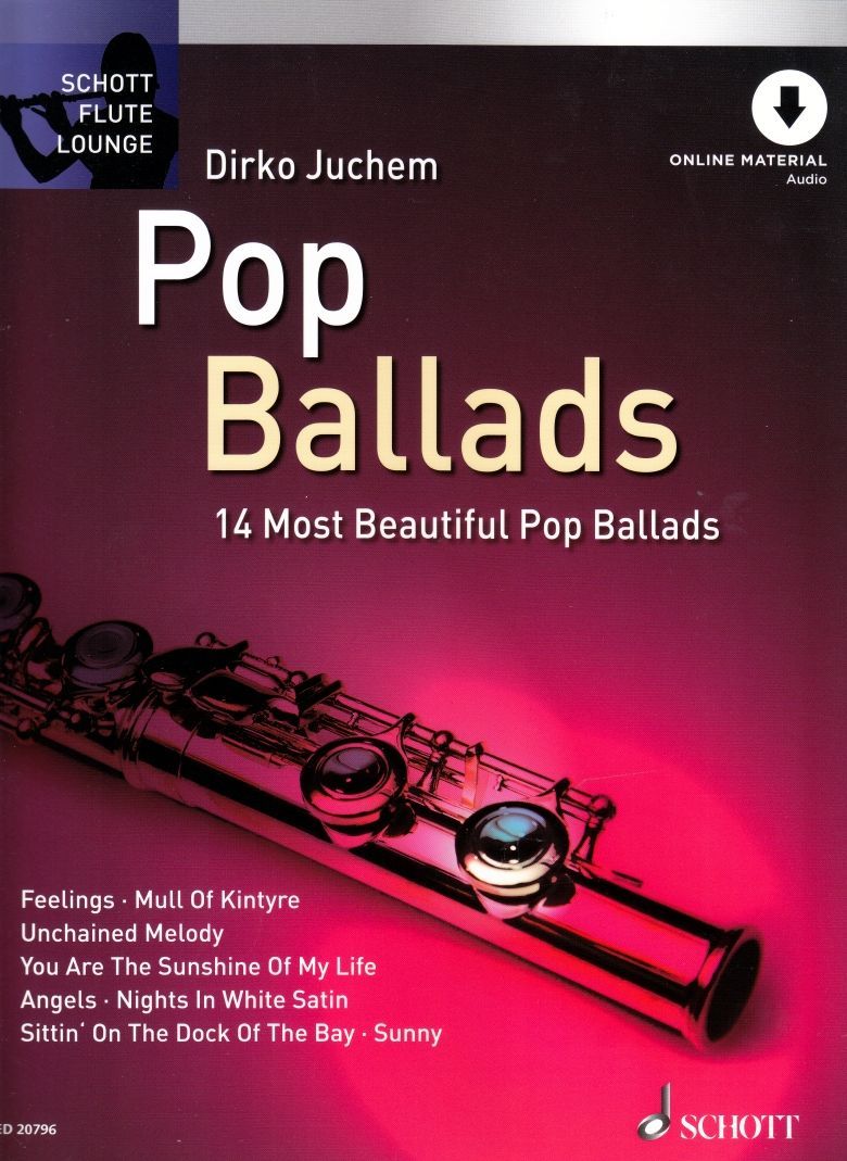 Noten Pop Ballads 14 Most beautiful ED 20796D für Querflöte incl. downloadcode 