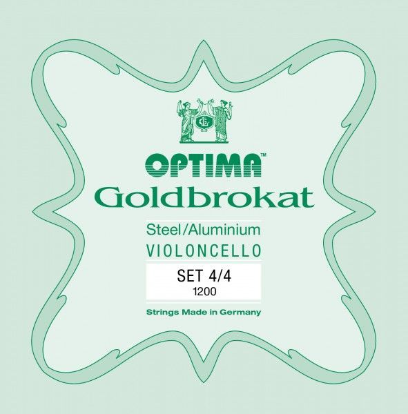 Cello Saiten Optima Goldbrokat 4/4  Stahl Satz  862/1200B_00053211_