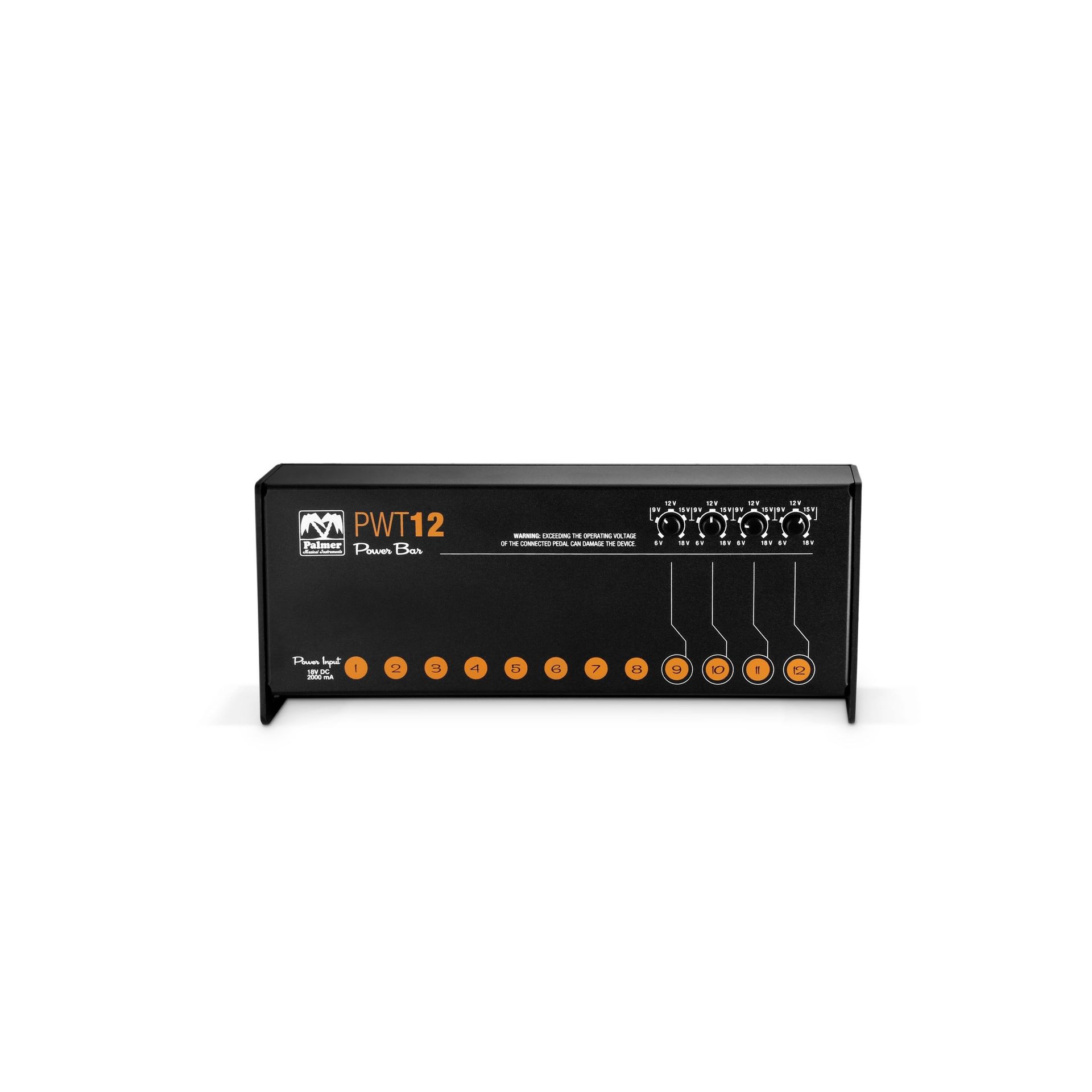 Palmer PWT 12 MK2 Universalnetzteil mit 12 Ausgängen