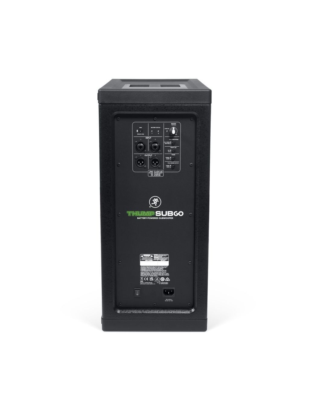 Mackie ThumpSub GO Dual 8“ Aktiv-Subwoofer mit Akkubetrieb