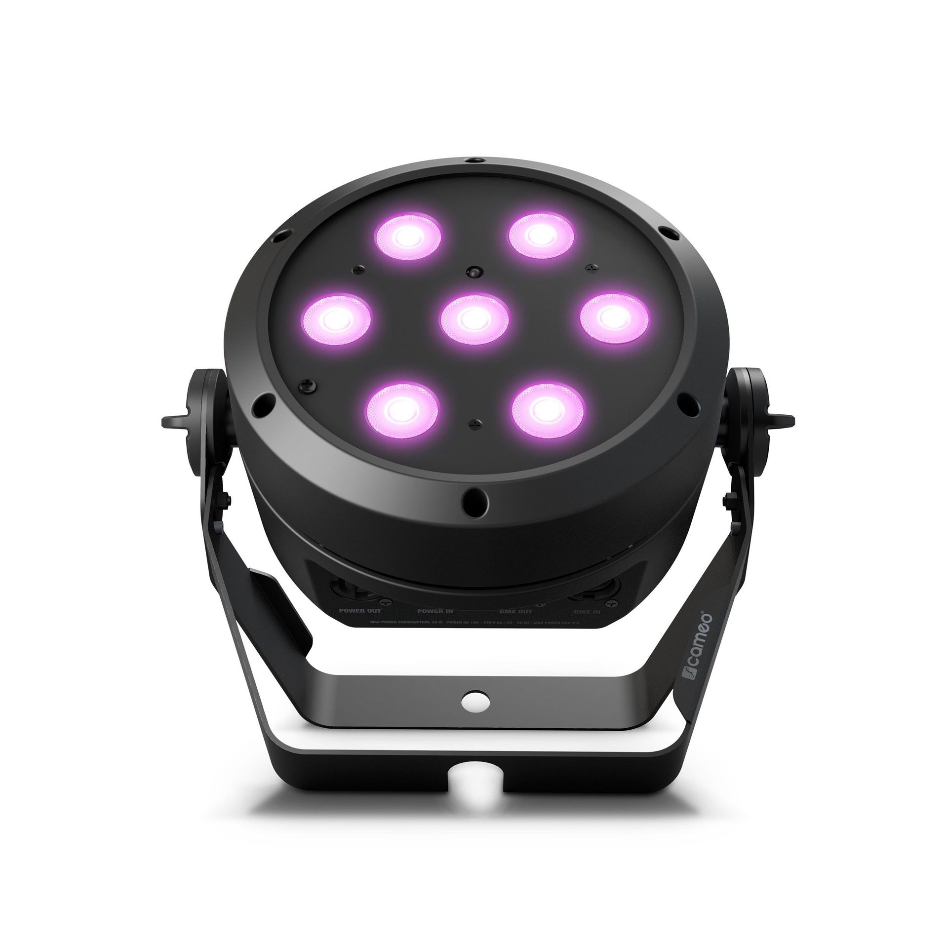 Cameo ROOT PAR 4 schwarz   7 x 4 W RGBW LED PAR Scheinwerfer_00042237_